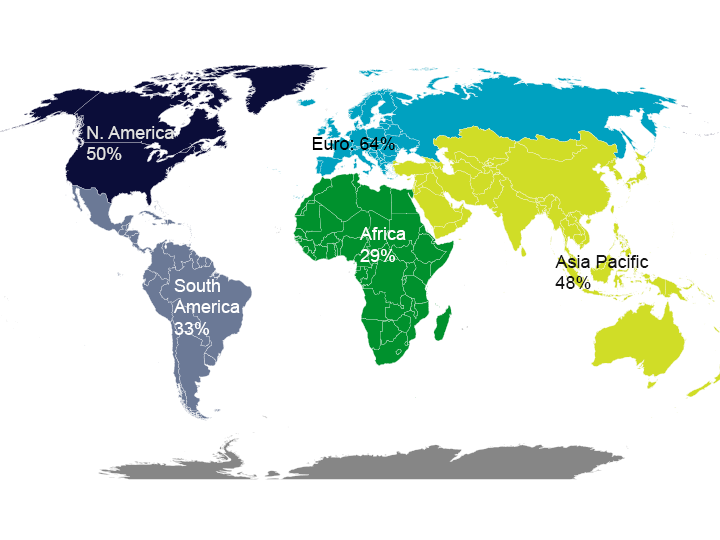 Map of profitable export areas