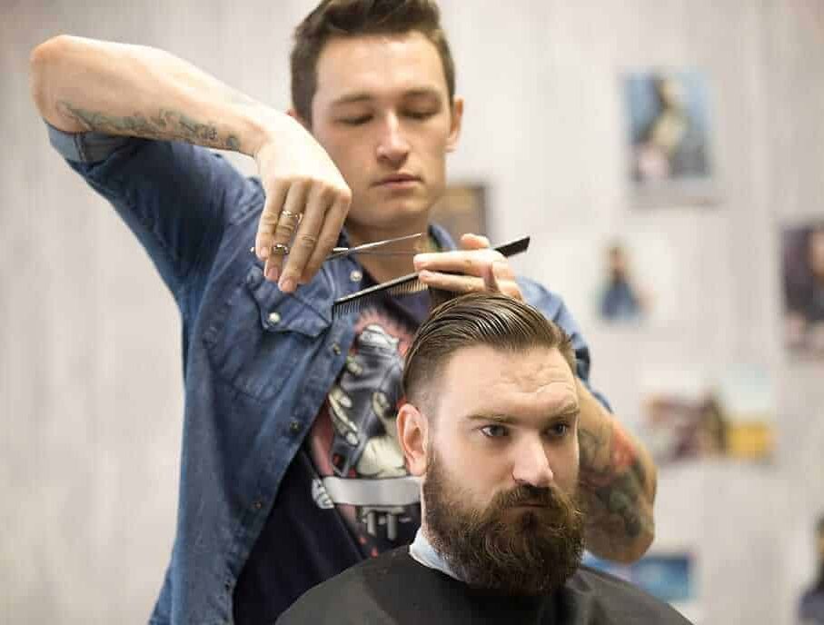barber cuts new men haircut