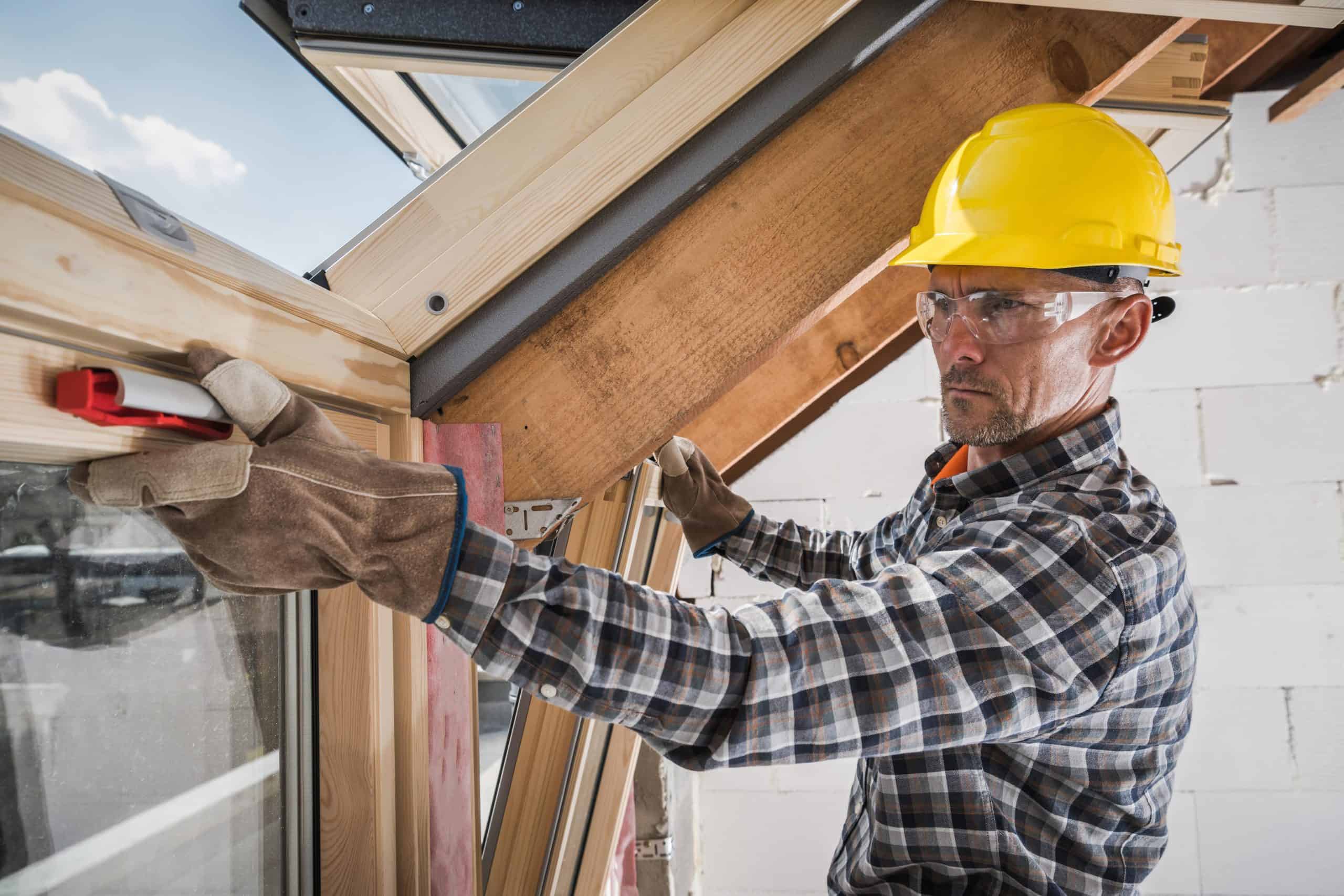 Contractor working