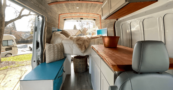 Converted campervan